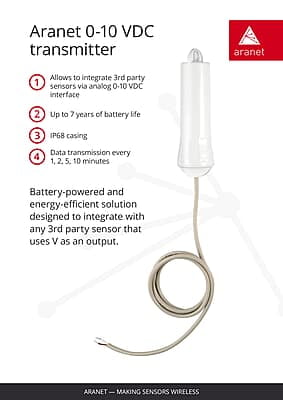0-10 VDC transmitter