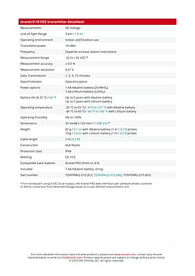 0-10 VDC transmitter